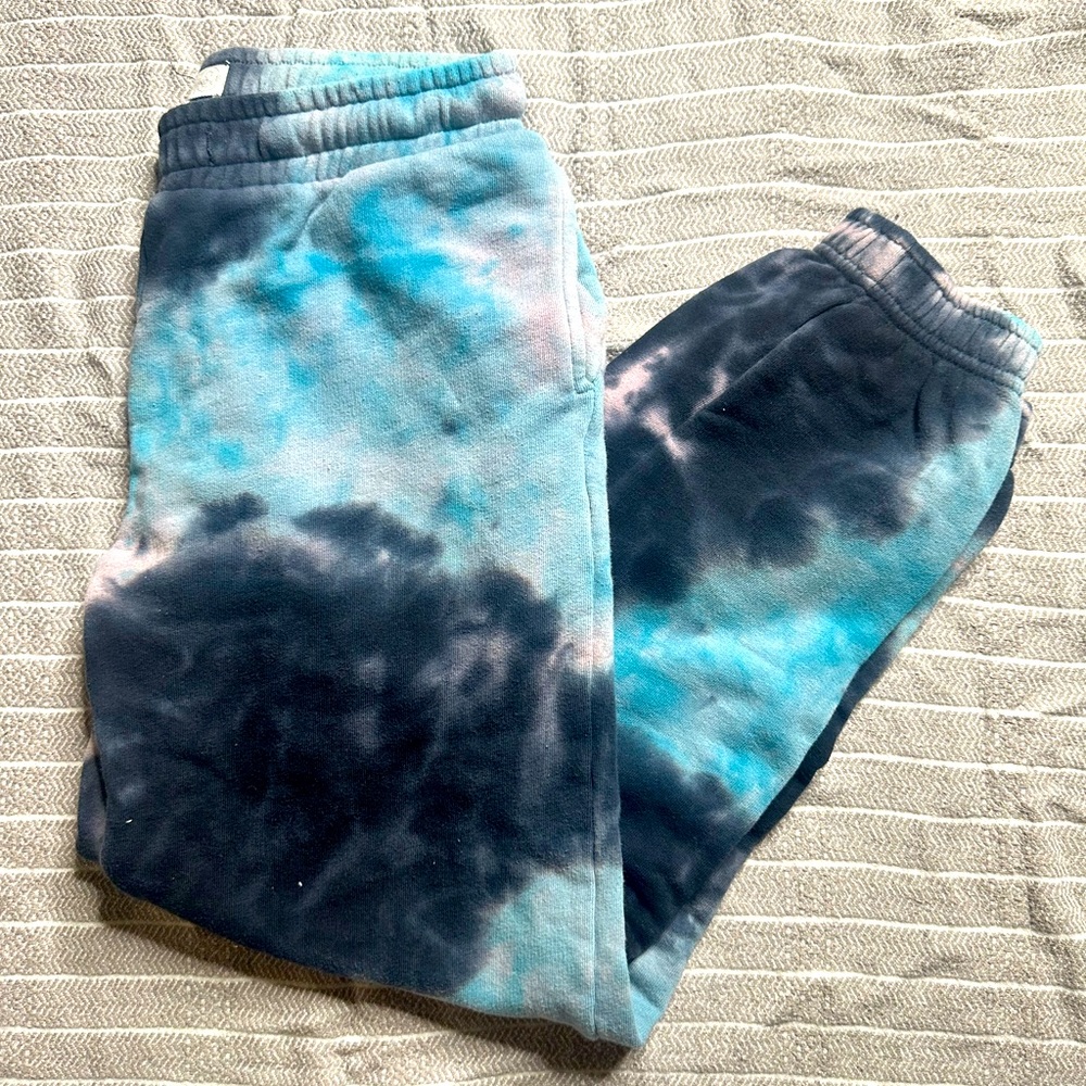 Kids Girls Size Large 10/12 the dye sweat pants super cute Treasure and Bond